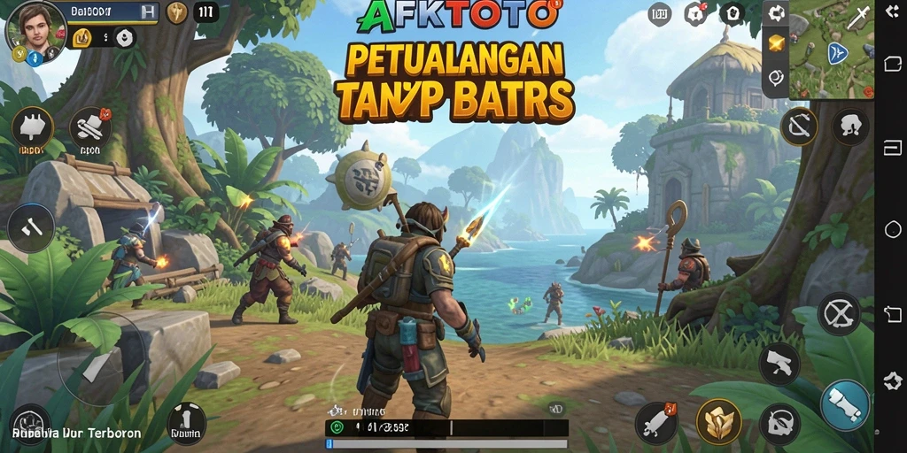 Tampilan memukau dari gameplay Open World AFKTOTO.