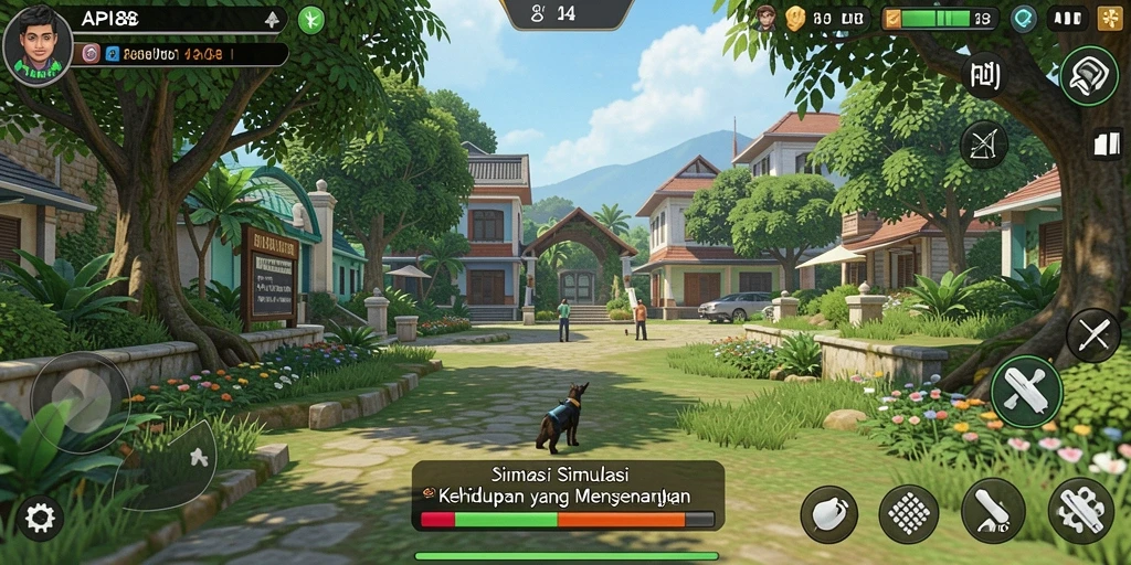 Screenshot utama API88 menampilkan gameplay simulasi yang interaktif dan menarik.