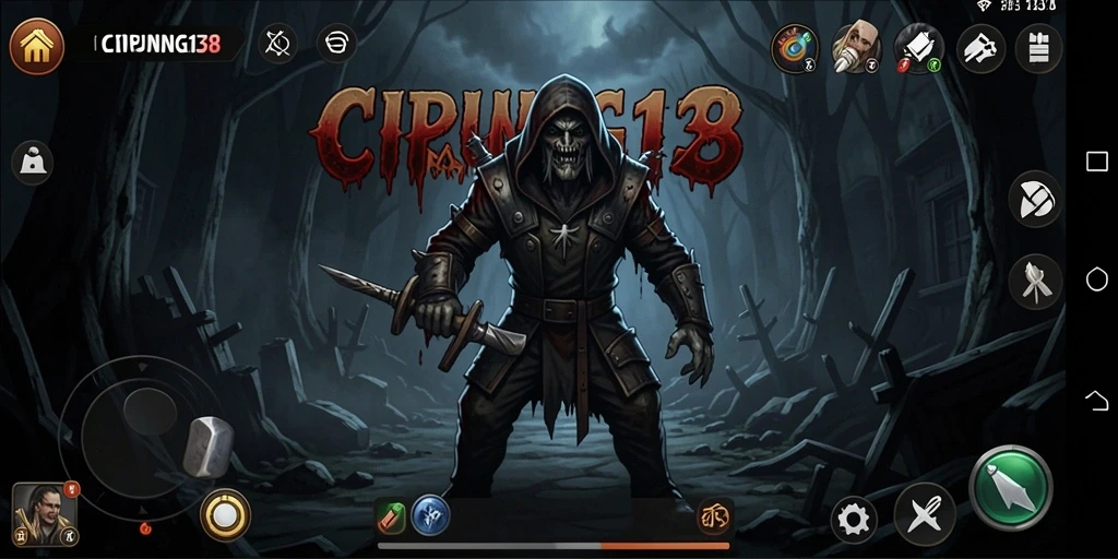 Tangkapan layar menunjukkan ketegangan gameplay menyeramkan.