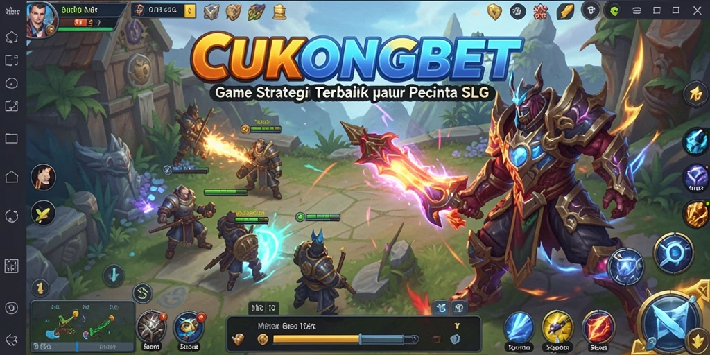 Tampilan screenshot <strong>CUKONGBET</strong> yang menunjukkan aksi seru dalam game SLG.