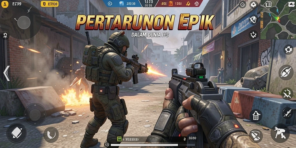 Gameplay mendebarkan dengan grafis memukau dan aksi cepat.