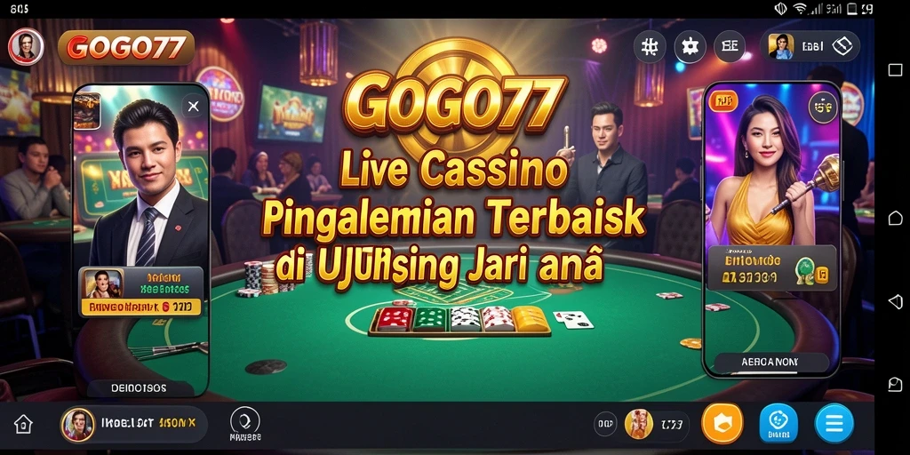 Gameplay Live Casino di GOGO77 yang seru dan interaktif.