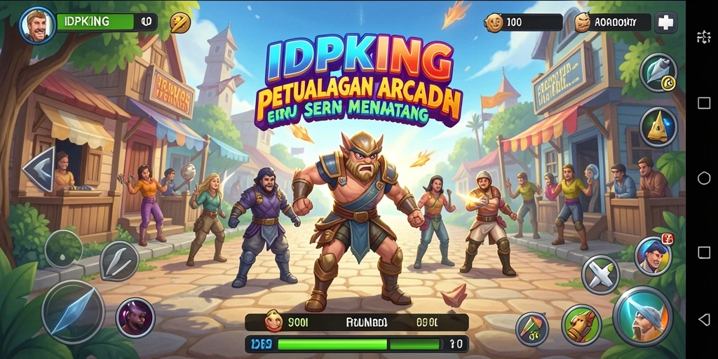 Tampilan gameplay menantang dari IDPKING yang seru dan mengasyikkan.