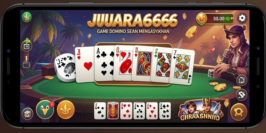 Tampilan gameplay JUARA666 yang seru dan mendebarkan.