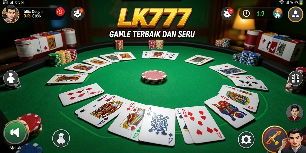 Tampilan permainan Gaple yang seru dan menarik di LK777.