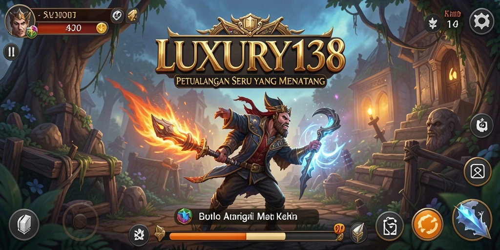 Tampilan gameplay LUXURY138 yang menawan dan penuh tantangan.