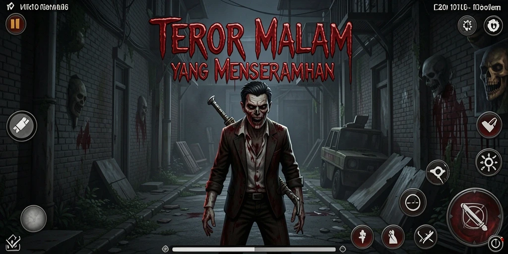 Screenshot gameplay N06 menampilkan momen ketegangan yang mendebarkan.