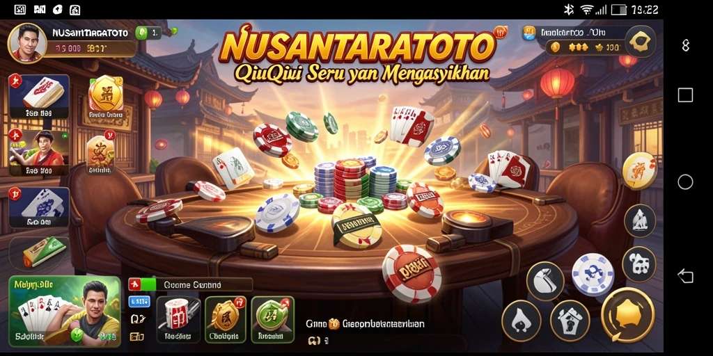 Menampilkan sengitnya gameplay QiuQiu di NUSANTARATOTO.
