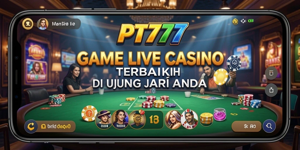 Gameplay Live Casino yang mengasyikkan dengan dealer langsung.
