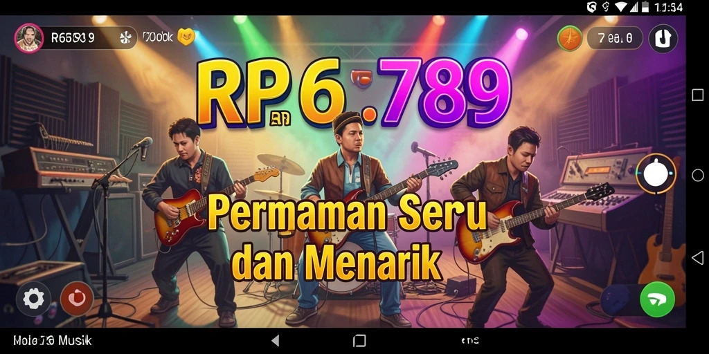 Tampilan utama dari gameplay RP6789 yang seru dan menantang.