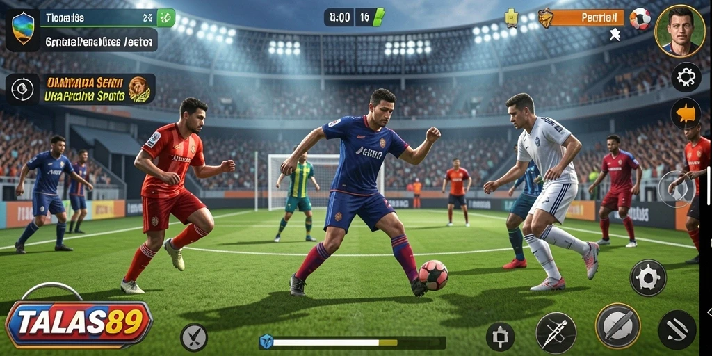 Menampilkan gameplay TALAS89 yang mendebarkan dalam olahraga.